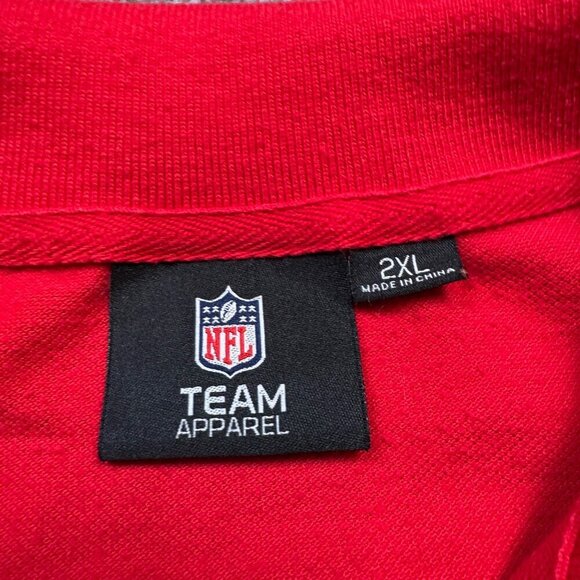 Kansas City Chiefs NFL Official Striped Red Yellow Mens Polo XX-Large Superbowl - Picture 3 of 6
